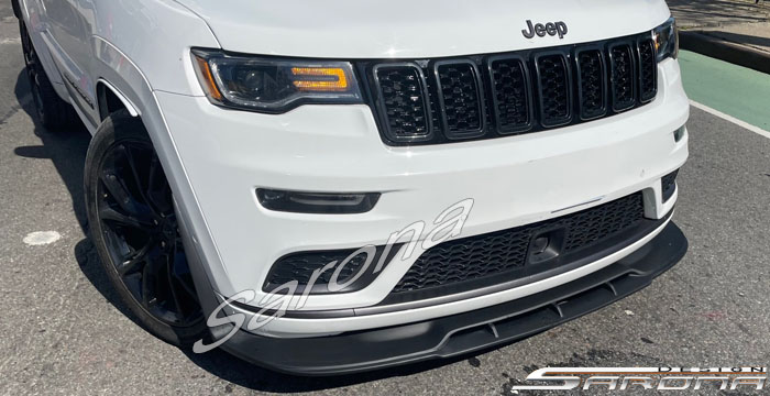 Custom Jeep Grand Cherokee  SUV/SAV/Crossover Front Lip/Splitter (2017 - 2021) - $790.00 (Part #JP-045-FA)